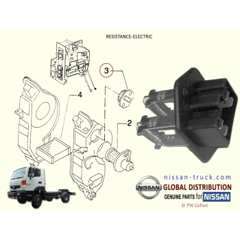 rezystor-opornica dmuchawy ATLEON 12V